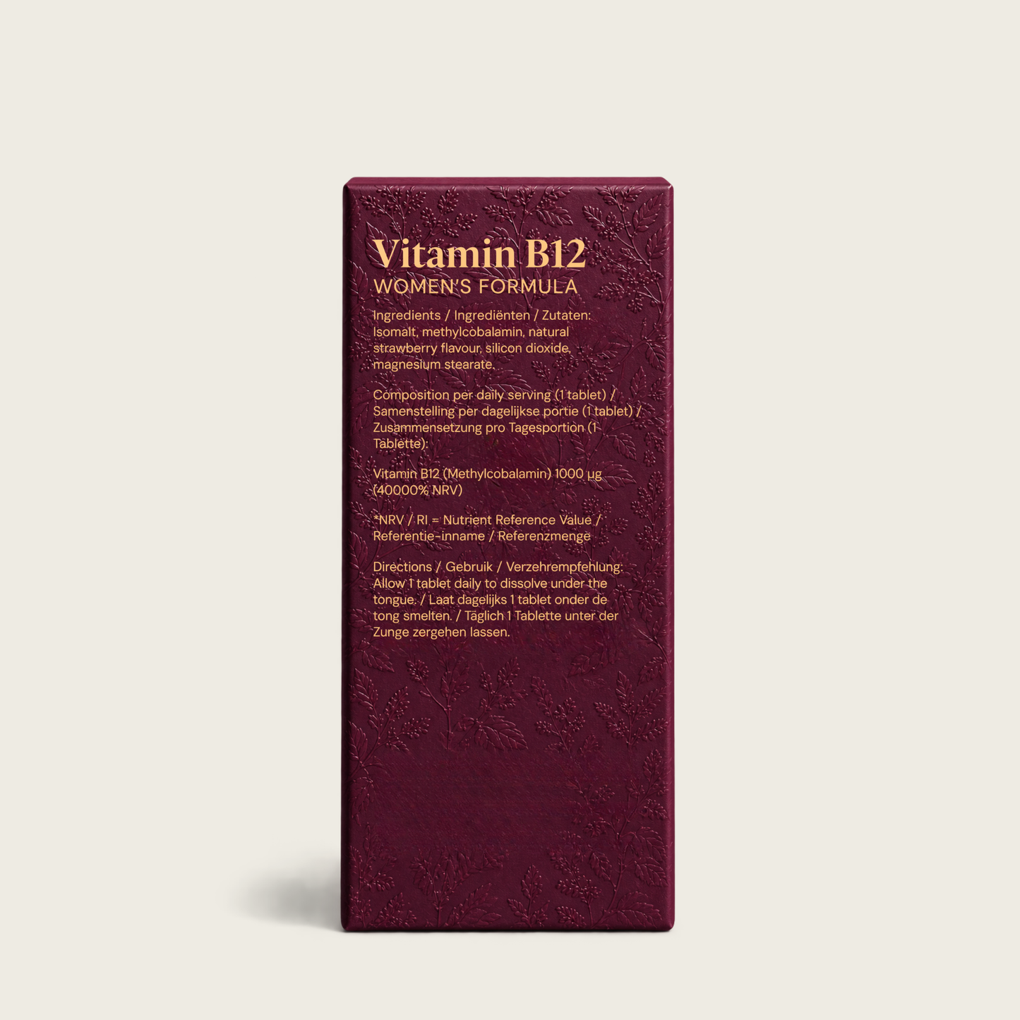 Herbolist Vitamine B12 Vrouw
