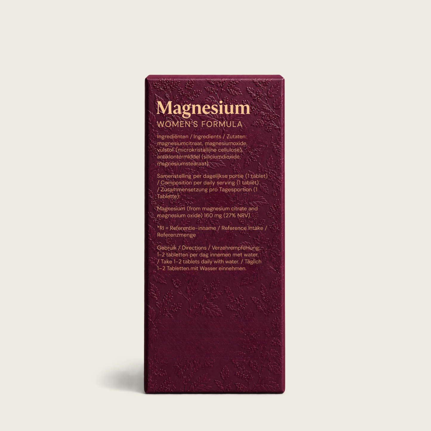 Herbolist Magnesium Frau