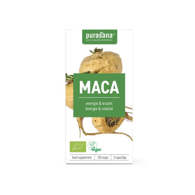 Purasana Maca Vegan Bio Vegan Capsules Vitamines