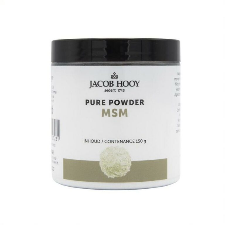 Jacob Hooy Pure Powder MSM 150 Gram Vitamines