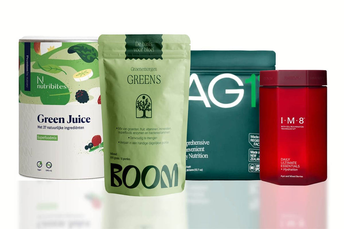 Greens poeder supplement voor gezonde levensstijl en dagelijkse routine