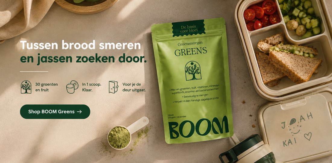Greens poeder voor drukke ouders: 10 seconden