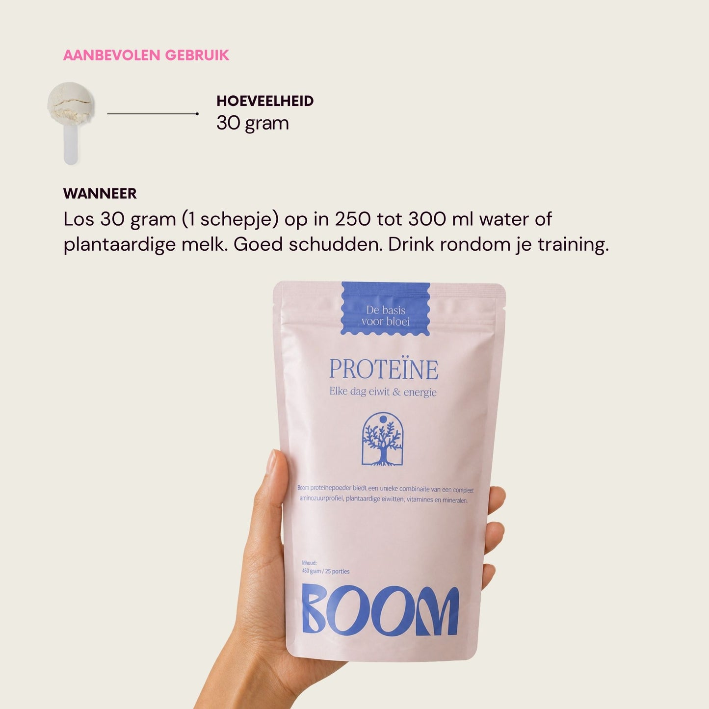 Boom Vegan Proteïne Vanille