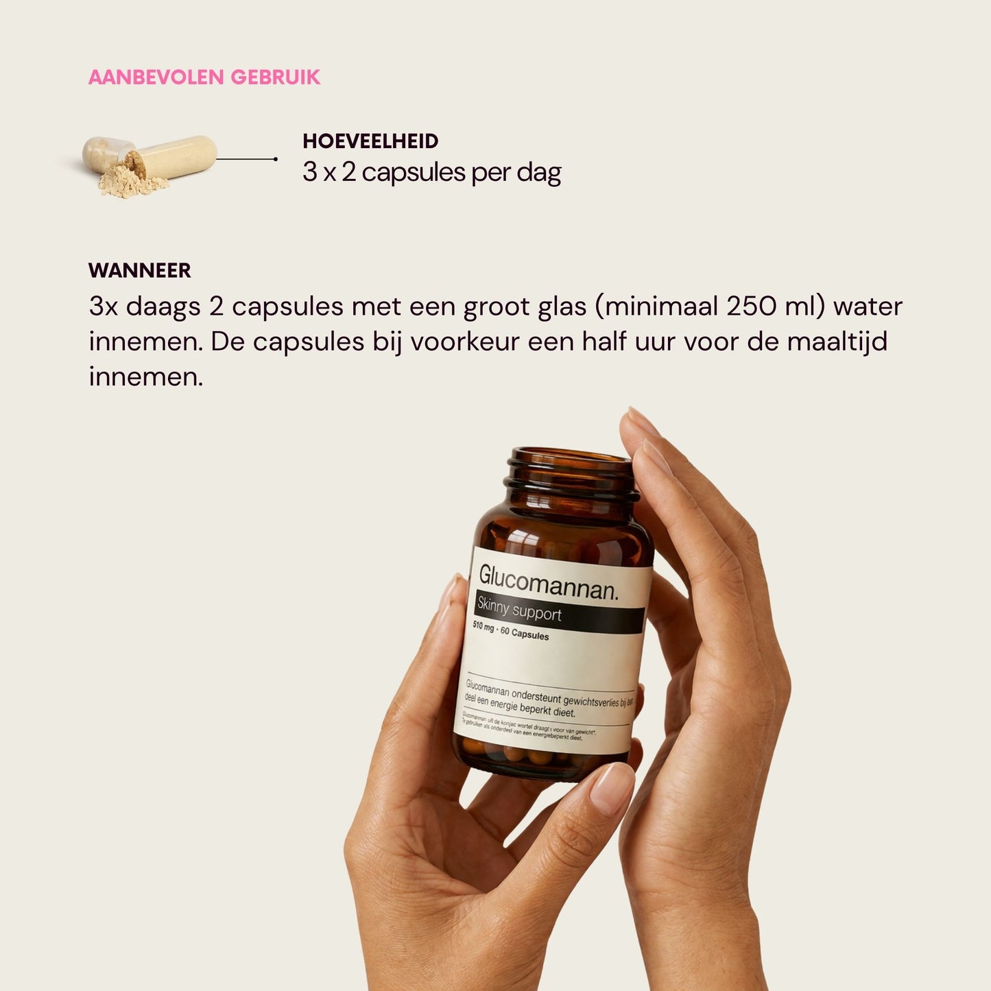Daily Co Skinny Support glucomannan afvalpil