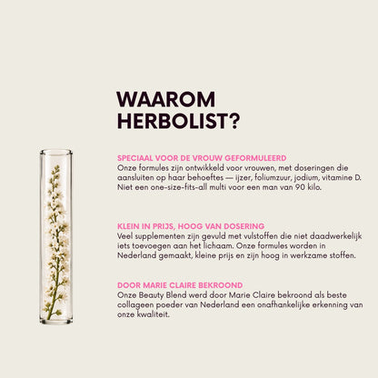 Herbolist Whey Vanille Vrouw
