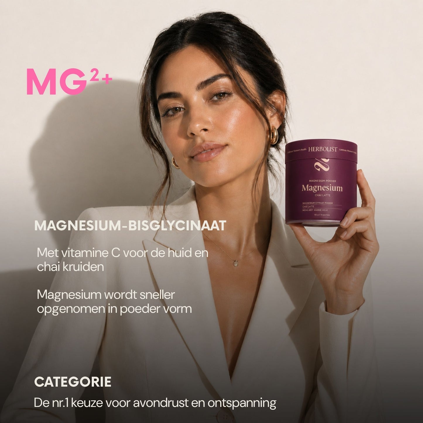 Herbolist Magnesium Poeder Chai Latte