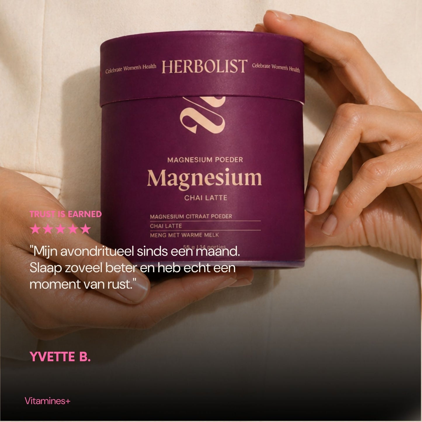 Herbolist Magnesium Poeder Chai Latte