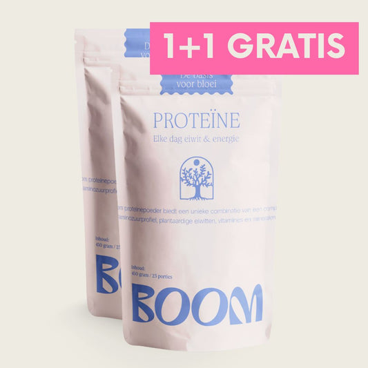 Boom Vegan Proteïne Vanille 1+1