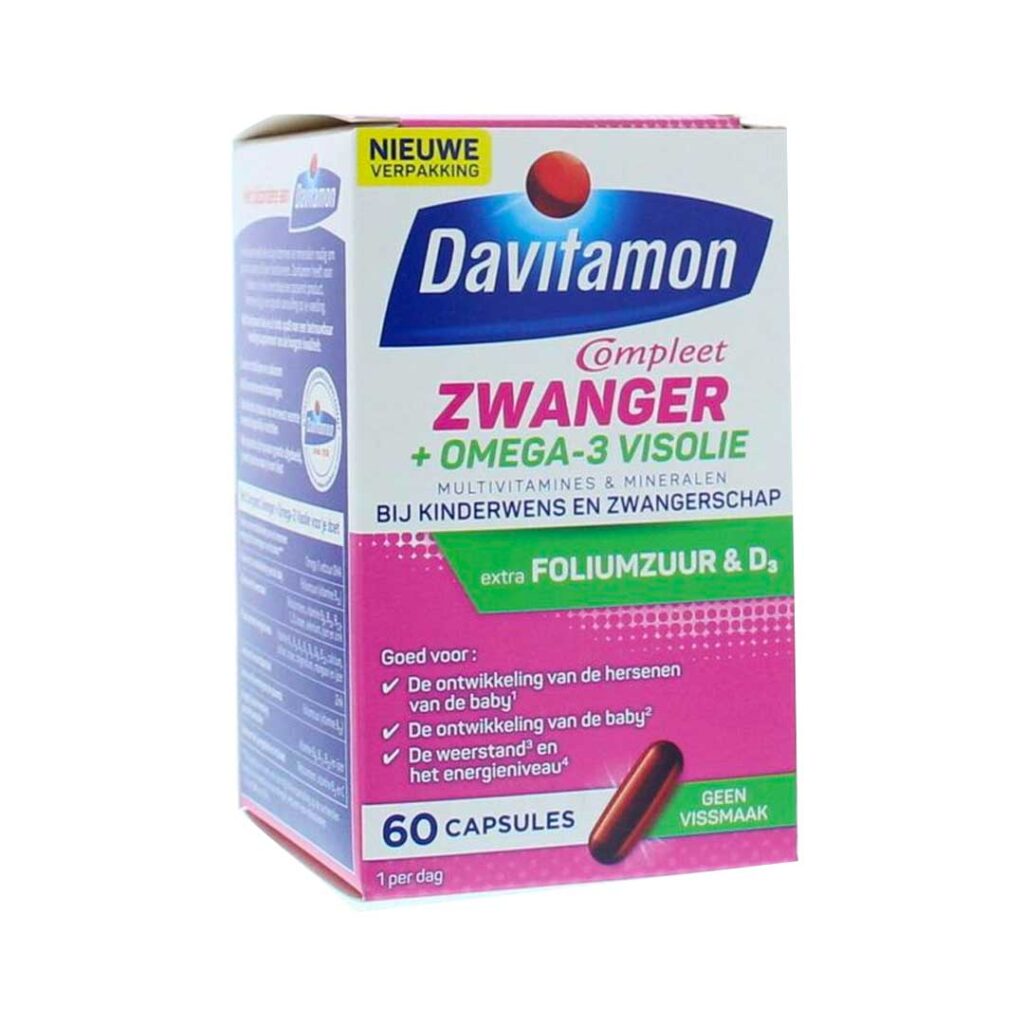 Koop Davitamon Compleet Zwanger + Omega3 Visolie Capsules op