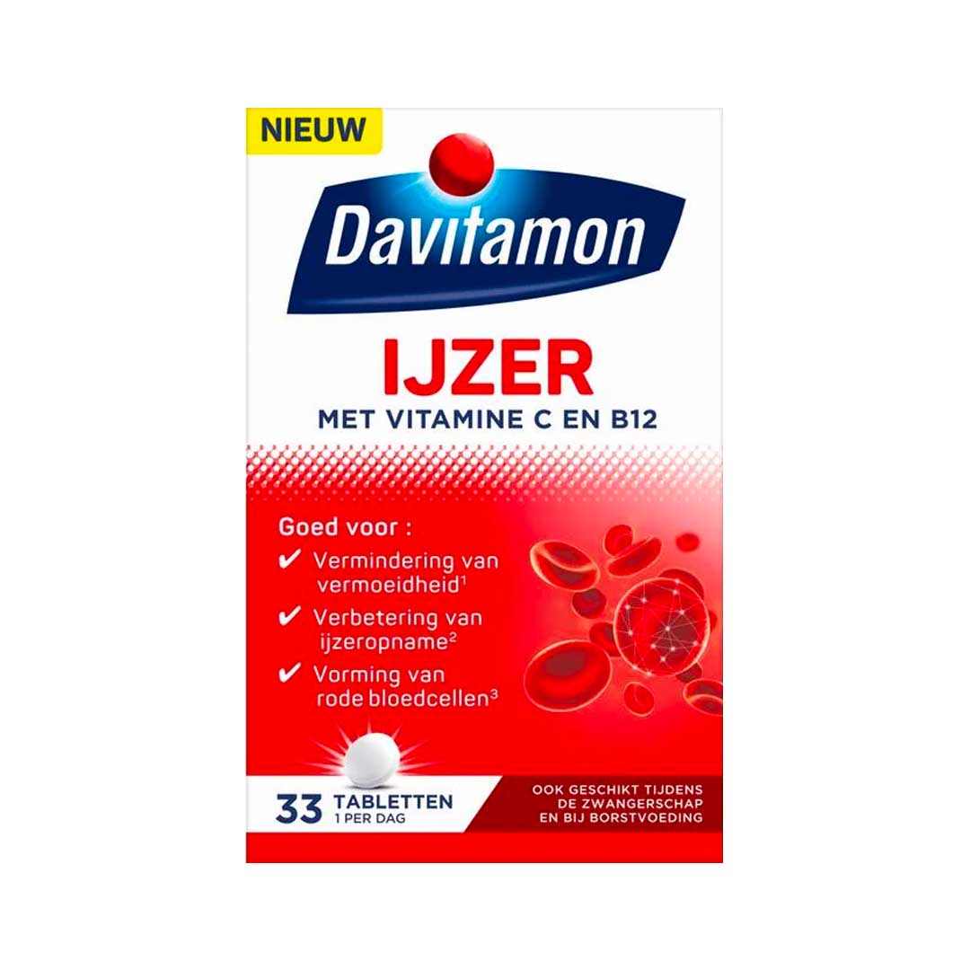 Davitamon IJzer met Vitamine C en B12