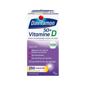 Davitamon Vitamine D 50 Plus Smelttablet