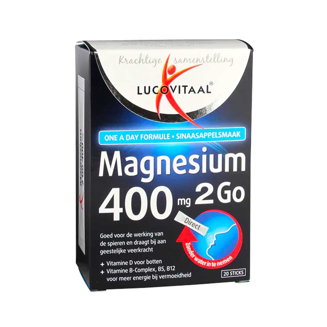 Lucovitaal Magnesium 2Go 400mg Sticks