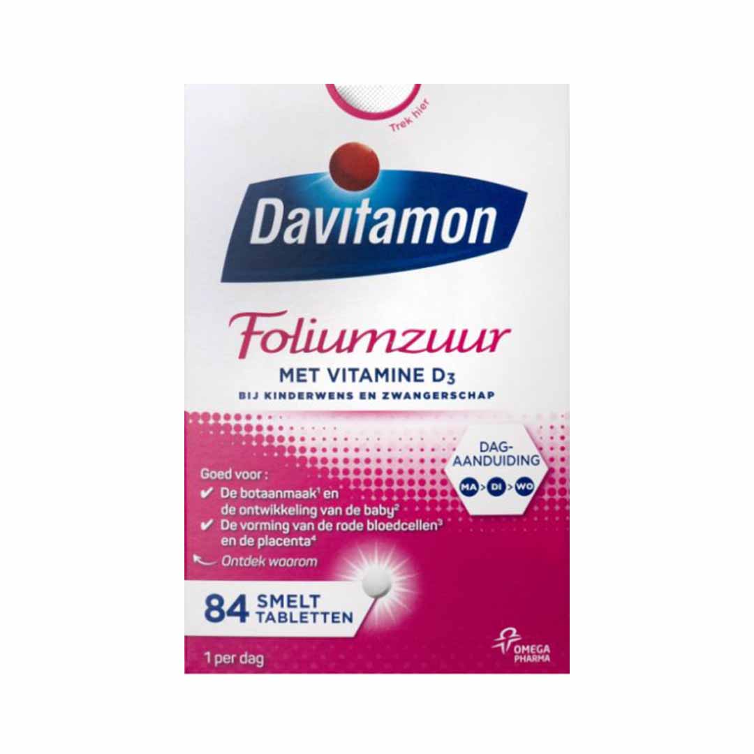 Davitamon Foliumzuur met Vitamine D3 