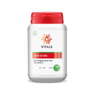 Vitals IJzer 25 mg met Vitamine C