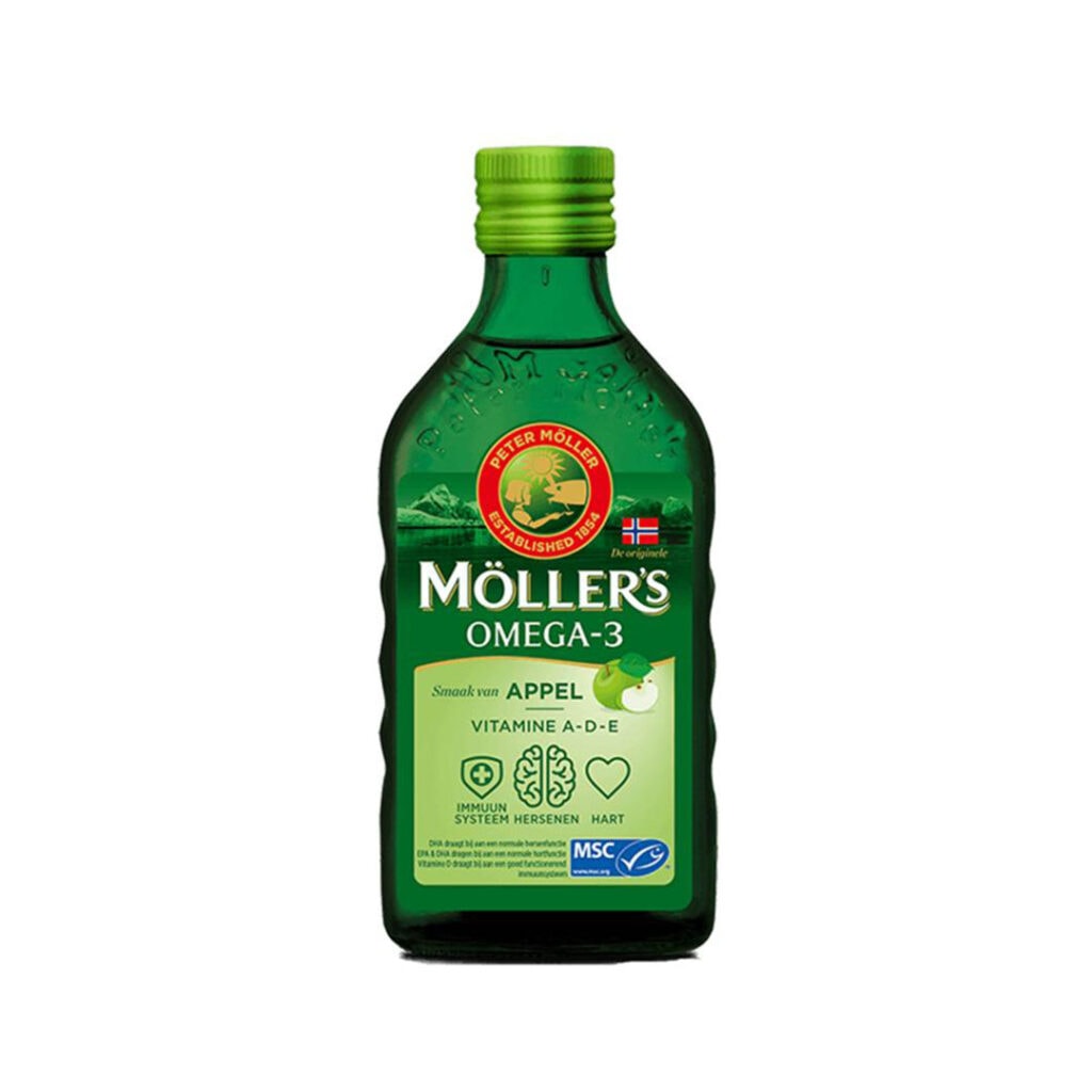 Mollers Omega-3 levertraan appel | Vitamines