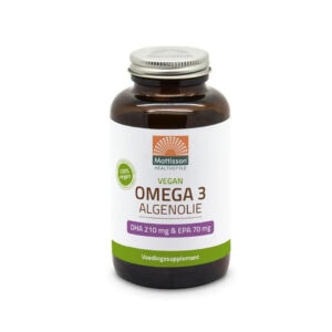 Mattisson Vegan omega-3 algenolie DHA 210mg EPA 70mg