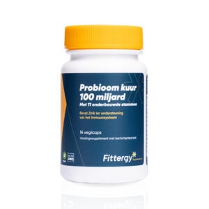 Fittergy Probioom Kuur 100 miljard met 11 onderbouwde stammen