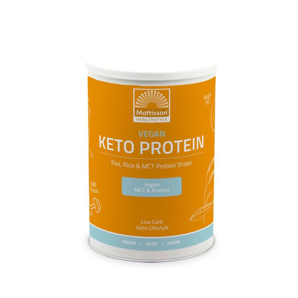 Koop Mattisson Vegan Keto protein shake pea, rice & MCT op