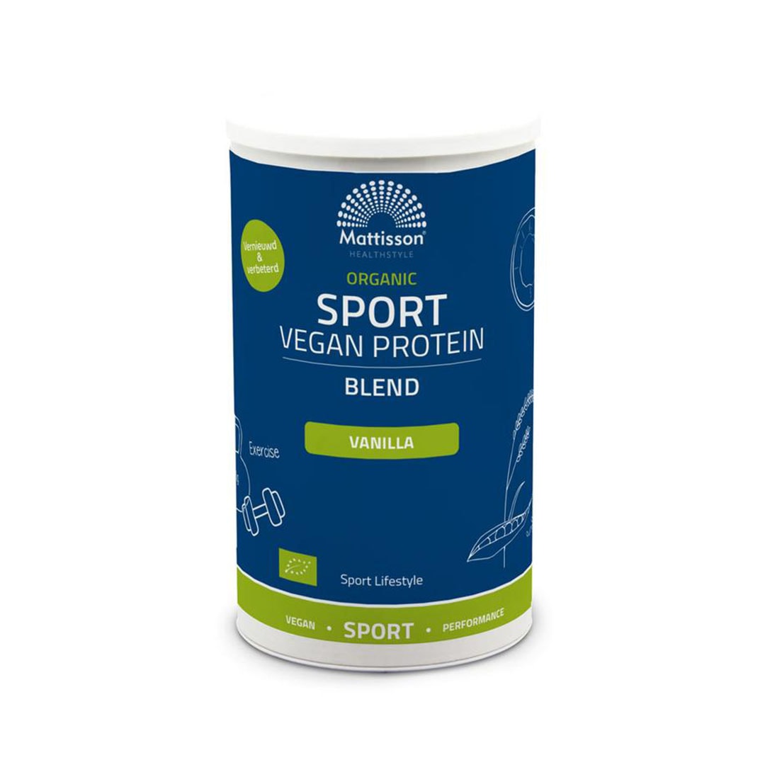 Mattisson Organic sport vegan protein blend vanille