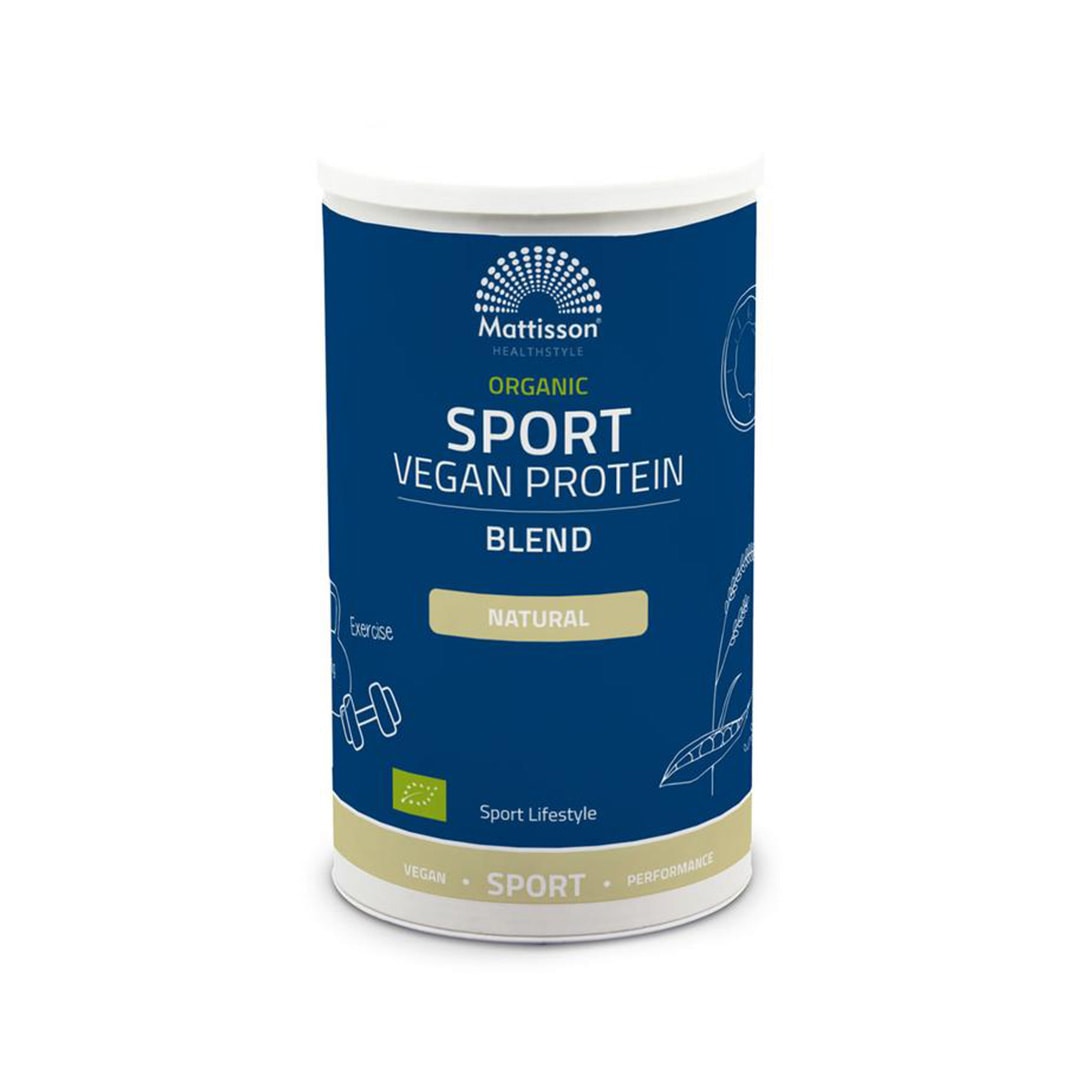 Mattisson Organic sport vegan protein blend natural