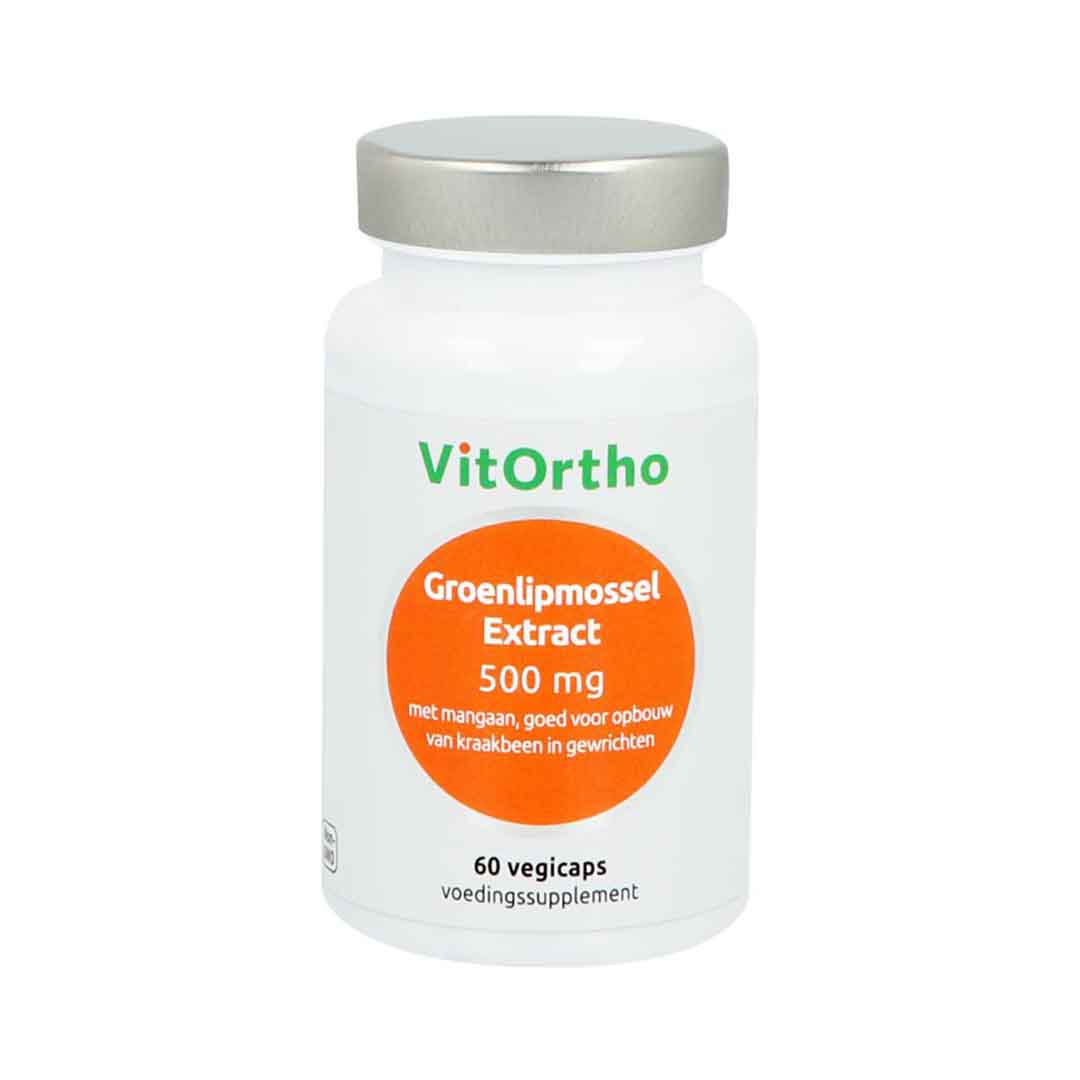 VitOrtho Groenlipmossel Extract 500 mg