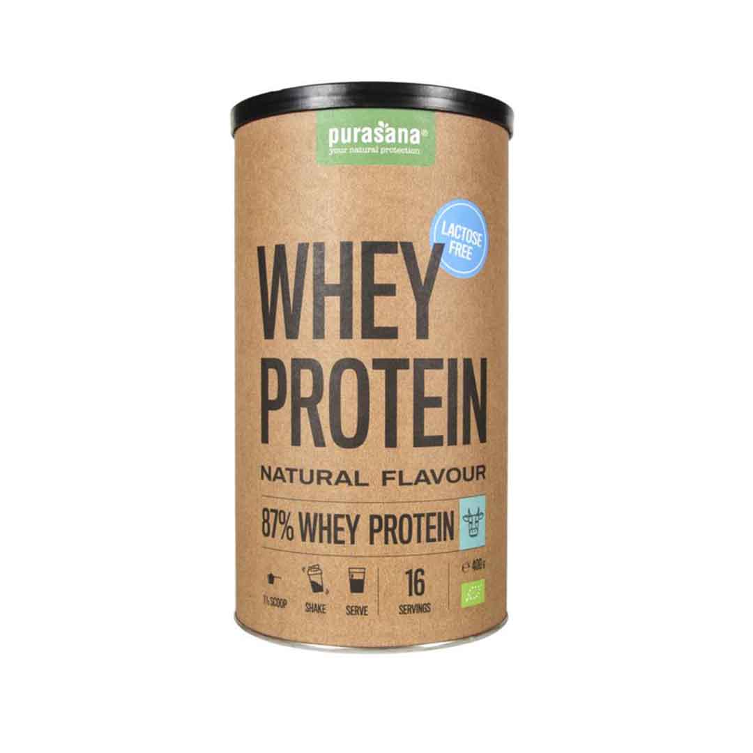 Purasana Whey proteine lactosevrij naturel