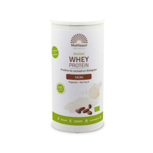 Mattisson Wei whey proteine cacao 75% bio