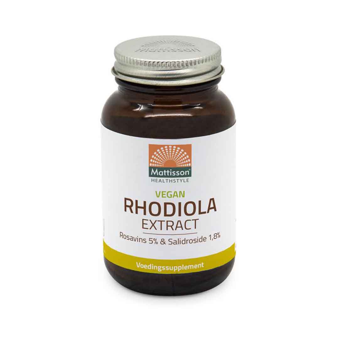 Mattisson Rhodiola extract 5% Rosavins vegan