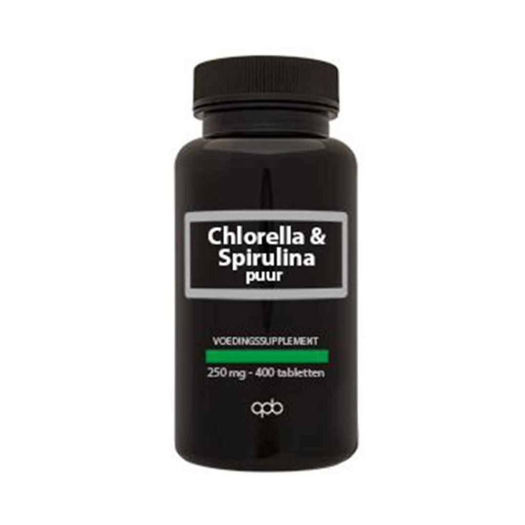 APB Holland Chlorella & Spirulina 250mg puur Vitamines