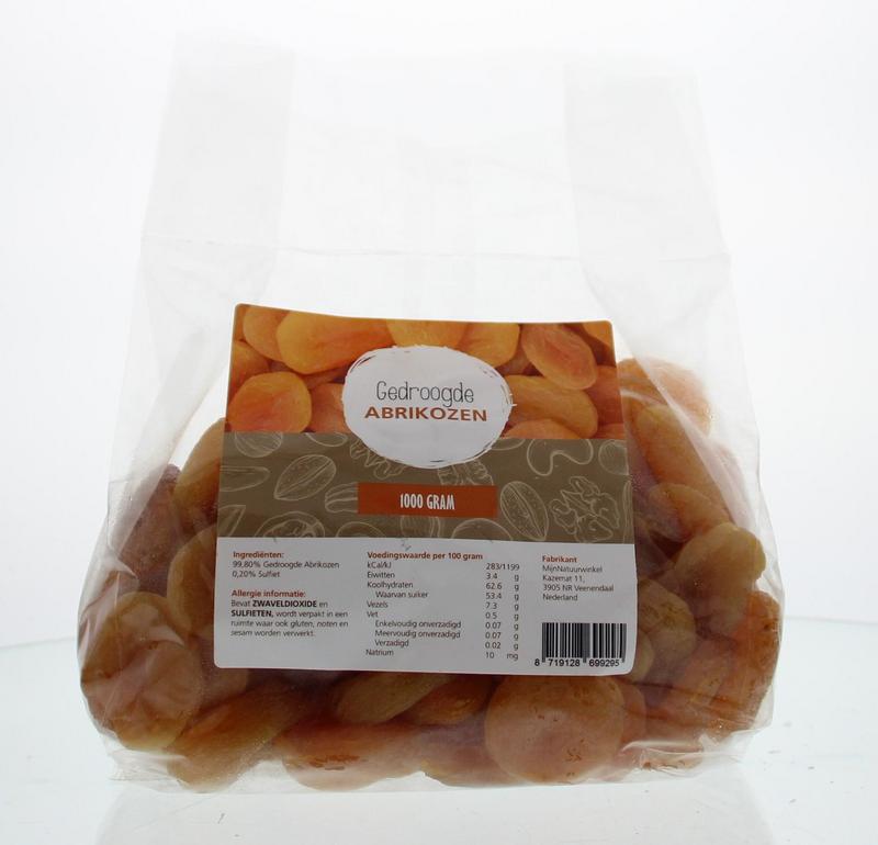 Mijnnatuurwinkel Abrikozen zoet oranje 1000 gram