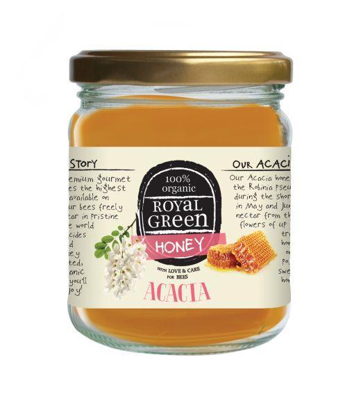 Royal Green Acacia honey bio 250 gram