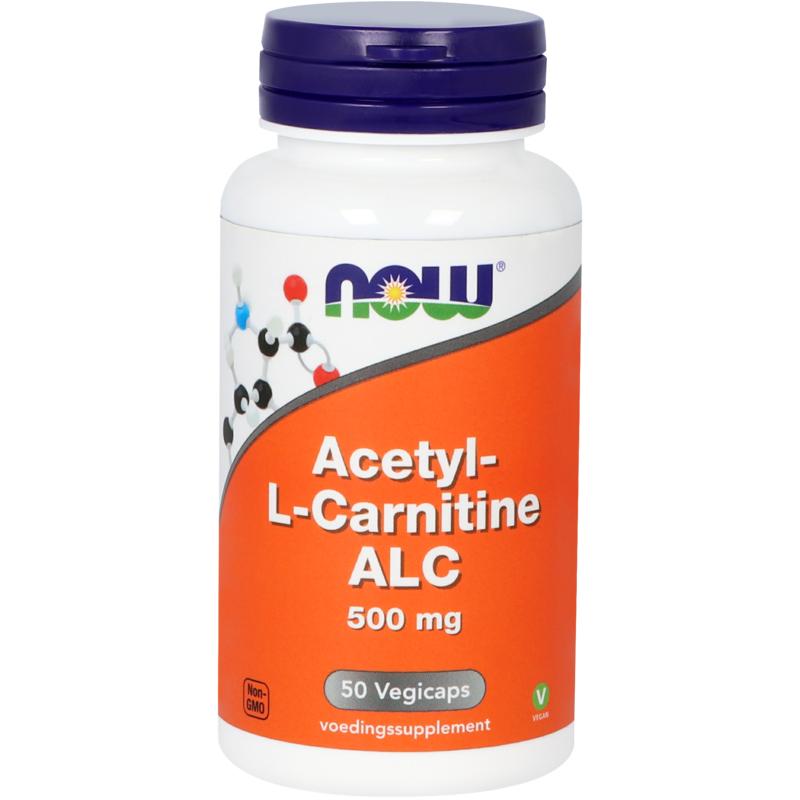 NOW Acetyl L-Carnitine 500mg 50 vegan capsules