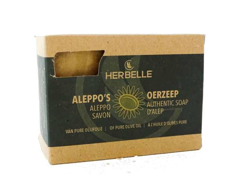 Herbelle Aleppo zeep olijf en water 180 gram
