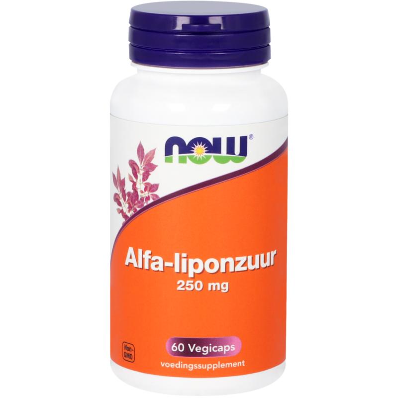 NOW Alfa-liponzuur 250mg 60 vegan capsules