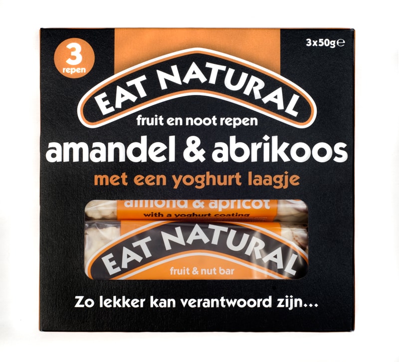 Eat Natural Almond apricot yoghurt 3 x 50 gram  3x 50 gram