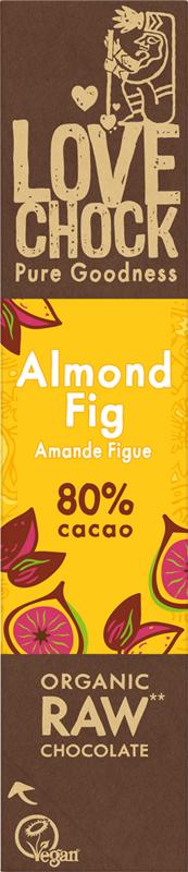 Lovechock Almond fig bio 40 gram