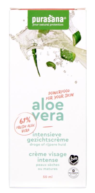 Purasana Aloe vera gezichtscreme intensief bio 50 ml