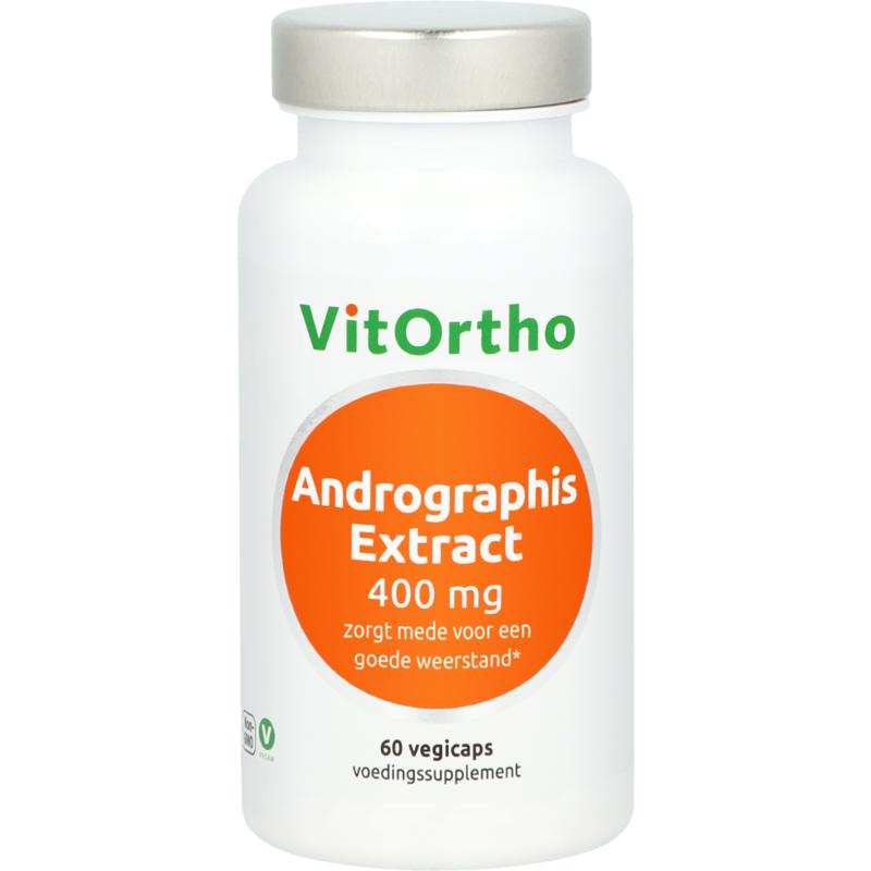 Vitortho Andrographis extract 400 mg 60 vegan capsules