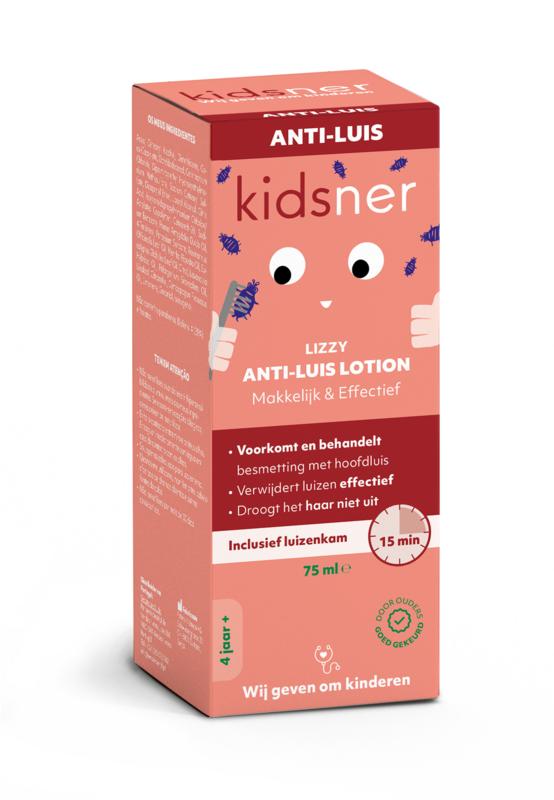 Kidsner Anti luis lotion  + luizenkam  1set 75 ml