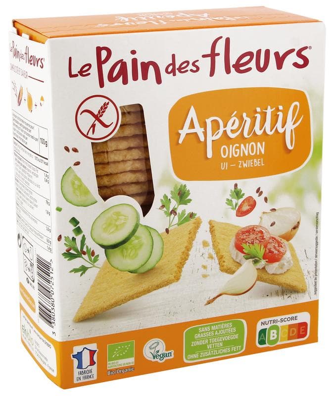 Pain Des Fleurs Aperitif crackers ui bio 150 gram