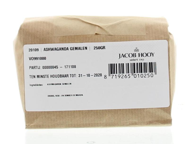 Jacob Hooy Ashwagandawortel gemalen 250 gram