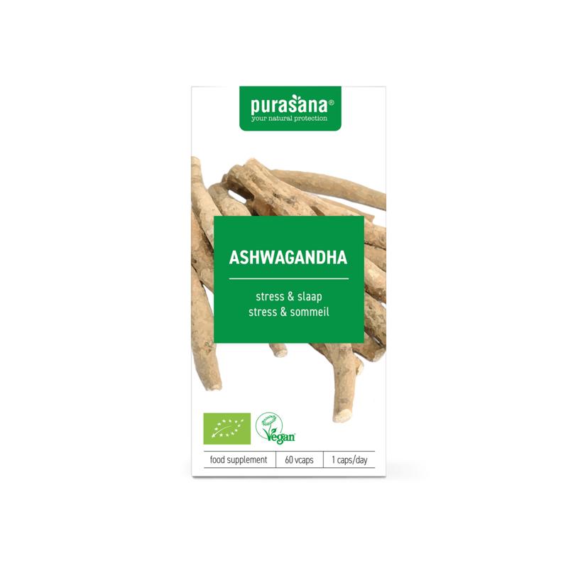 Purasana Ashwagandha vegan bio 60 vegan capsules