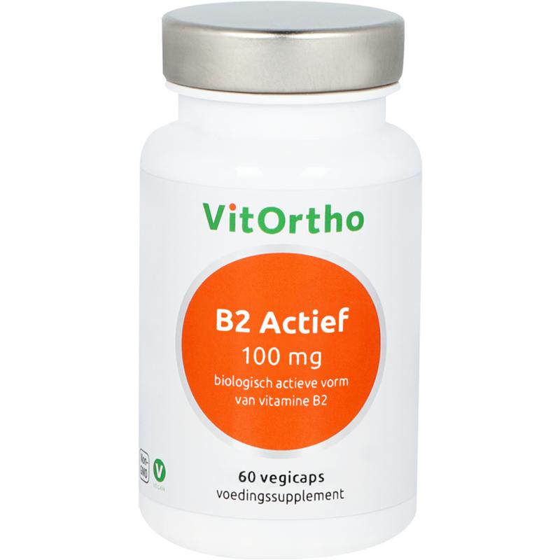 Vitortho B2 Actief 100 mg 60 vegan capsules