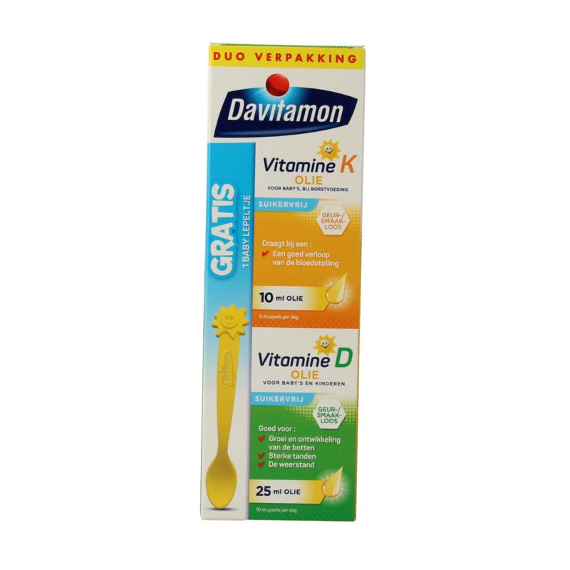 Davitamon Baby vitamine D & K 25mcg 35 ml