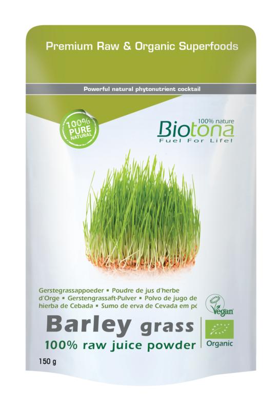 Biotona Barley grass raw juice powder bio 150 gram