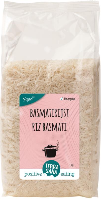 Terrasana Basmati rijst wit bio 1000 gram