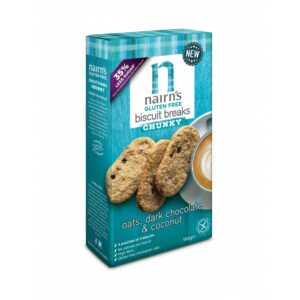 Nairns Biscuit breaks pure chocolade & kokos 160 gram