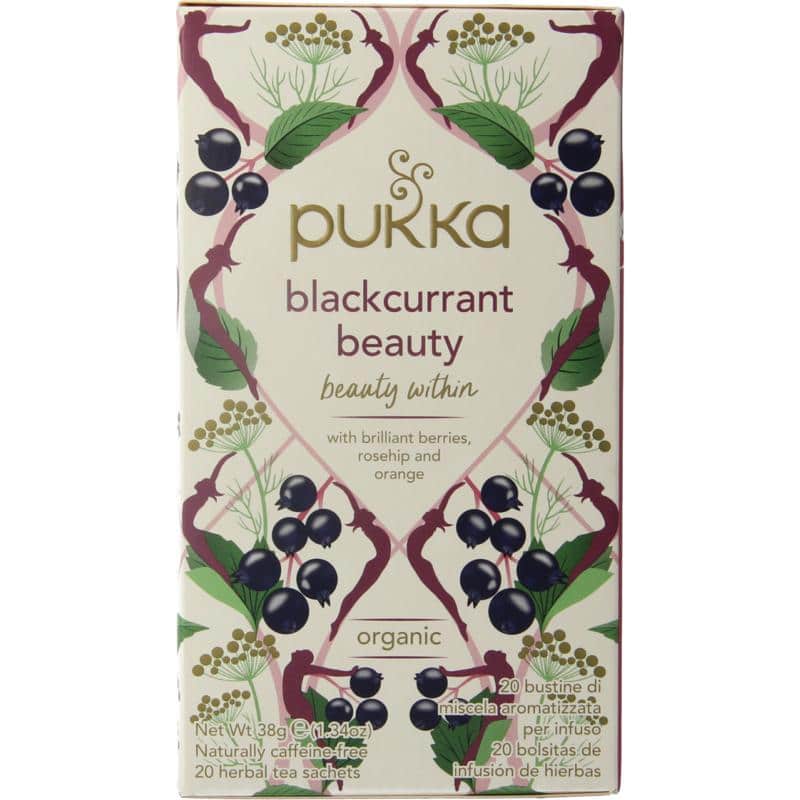 Pukka Blackcurrant beauty bio 20 stuks