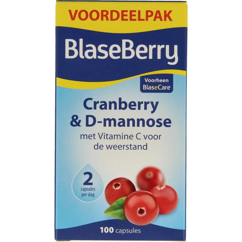 Blaseberry Blasecare cranberry d-mannose  50 - 100 capsules