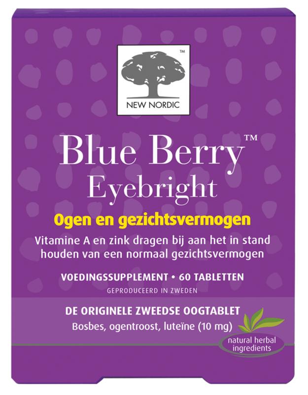 New Nordic Blue berry eyebright  60 - 120 tabletten